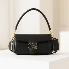 COACH Pillow Tabby Shoulder Bag 26 Crossbody Black C0772 outlet F/S JP