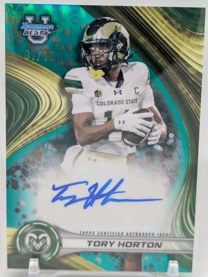 Tory Horton 2024 Bowman Best University Teal Auto 1/15