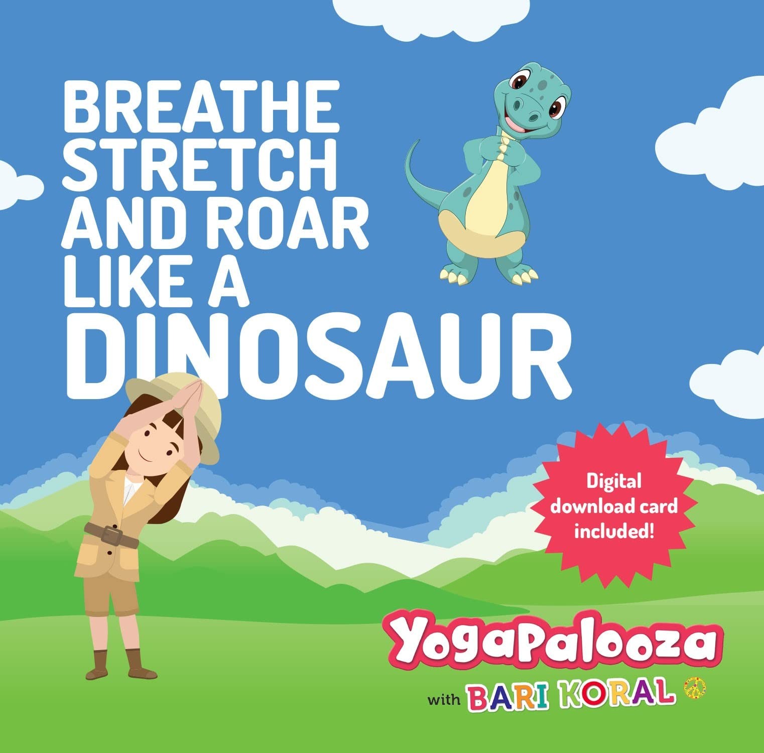 Bari Koral Breathe Stretch and Roar Like a Dinosaur (CD)
