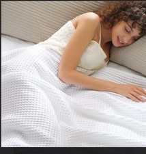 Ultra Soft Waffle Weave Blanket King Size 104"x 90"