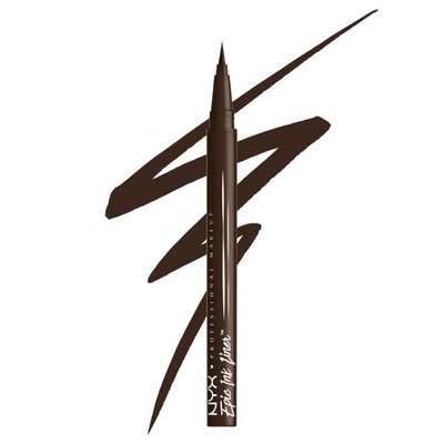 NYX Professional Makeup Epic Ink Eyeliner, 1 ml (1er Pack), 03 Dark Chocolate