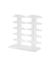 2 Row Sunglasses Display Stand, Transparent Plastic Eyeglass Rack Holder - Ho...