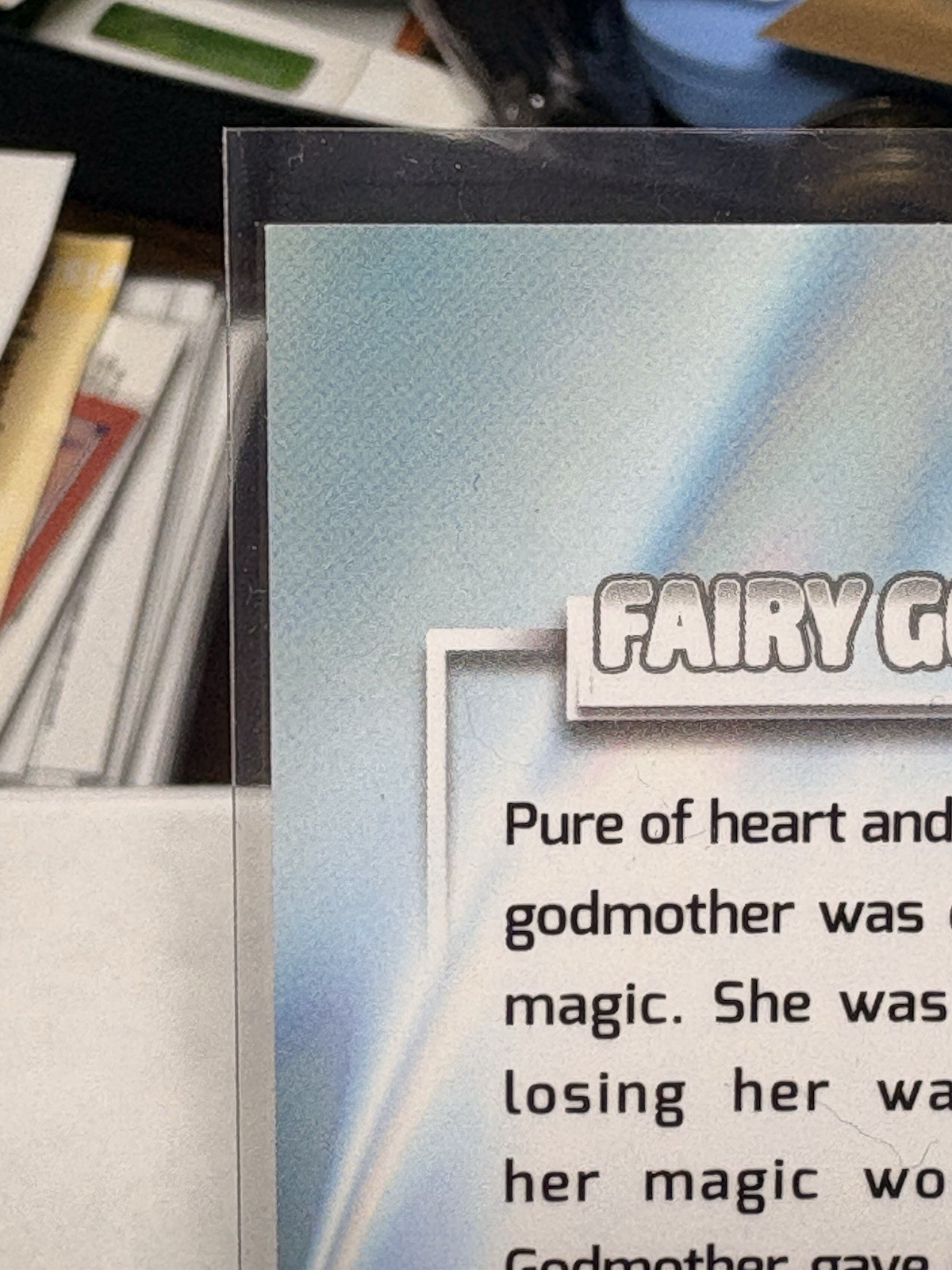 2026 Disney Topps Chrome Fairy Godmother SUPERFRACTOR 1/1 Cinderella view 7