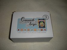 RARE /VINTAGE U DREAM TOY COMPANY PLASTIC CANNED FOOD TOYS IN ORG.BOX