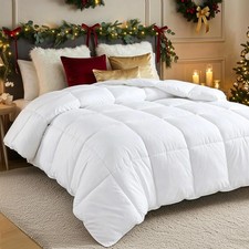 Comforters Queen Size, All Season Duvet Insert, Down Alternative Box Stitched...