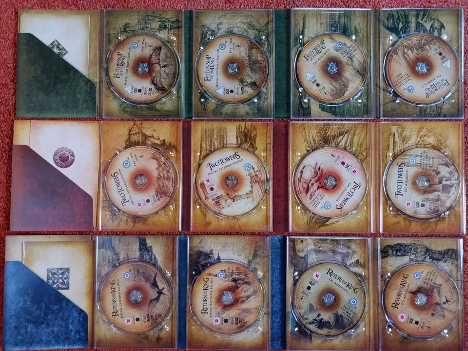 The Lord Of The Rings "Special Extended Edition" 12 DVDs im englischen Original. - Bild 2 von 4