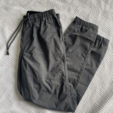 Hurley Men  s Pants Size Med Grey RN 100759 Elastic Drawstring Gorpcore Jogger
