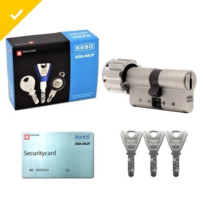 ASSA ABLOY Keso 8000 Omega Profilzylinder Knaufzylinder Drehknauf 81.A19 