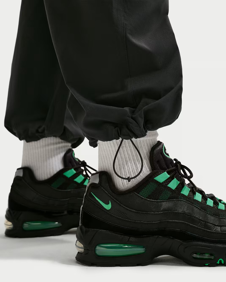 Nike Sportswear Tech Woven Black Oversized Straight Leg Track Pants HM7158-010 View 5