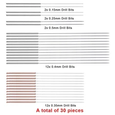 33 Pcs 3D Printer Nozzle Cleaning Tools Kit 30 Pcs 0.15Mm, 0.25Mm, 0.35Mm, 0.4Mm