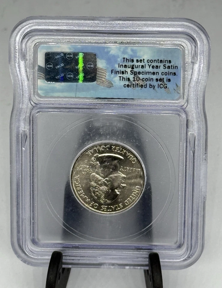 2005 ICG SP69 1st day Issue- Satin Finish Broke from 10 Piece P&D Quarter Set 🦬 - Image 2 of 3