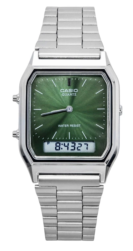 Casio AQ-230A vintage-styled analog-digital