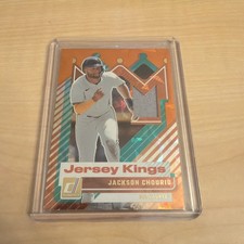 2025 Panini Donruss Jackson Chourio Jersey Kings Orange Ice #JK-JC
