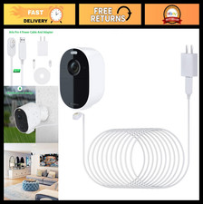 30FT Magnetic Charging Cable for Arlo Pro 3/4, Ultra 2 - Outdoor Continuous Char