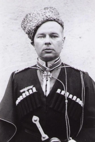 WW2 COSSACK CAVALRY GENERAL VON PANNWITZ KNIGHTS CROSS OAK LVS.SERBIA WAR HOFFM.