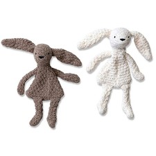 Chenille Knit Bunny Plush Toy