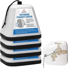 Outdoor Faucet Covers for Winter, Easy to Install Insulated Foam Protector Again