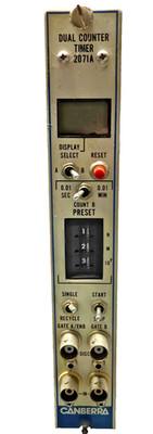Canberra 2071A Dual Counter Timer Module 2071A-01 GPIB IEEE-488 Nuclear Lab