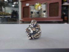 GENUINE PANDORA SMILING BUDDHA CHARM SILVER 925 ALE