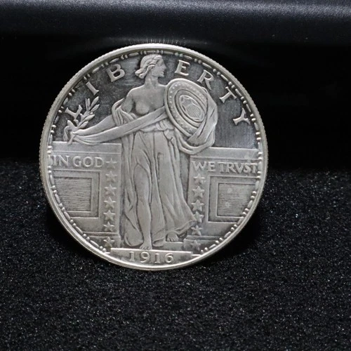 1 oz  Silver 1916 Standing Liberty .999 Round coin Golden State Mint