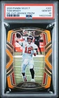 2020 PANINI SELECT DIE-CUT ORANGE PRIZM #201 TOM BRADY PSA 10