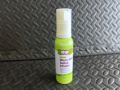 Micro-Mist Saline Inhaler Refill Baby Nose Congestion Relief Nasal Spray 1.7 oz