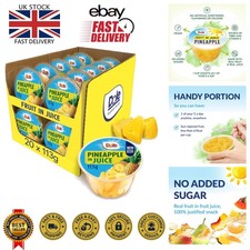 Bulk Pineapple in Juice Pots - 20 x 113g | Ideal Healthy Snack for Kids & Adults 7.08 per kilo