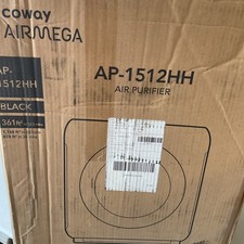 Coway Airmega AP-1512HH True HEPA Air Purifier Air Quality Monitoring - Black