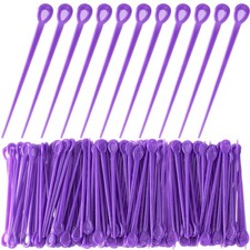 100Pcs Brush Hair Roller Pick Plastic Hair Roller Locking Tools for Hair Styling