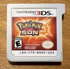 Nintendo Pokémon: Sun Version USA Nintendo 3DS Cartridge AUTHENTIC TESTED