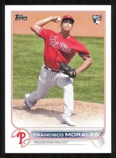 2022 Topps Update #US318 Francisco Morales RC