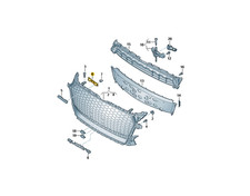 Original Audi TTRS Befestigungselement für Schriftzug am Kühlergrill 8S0853755