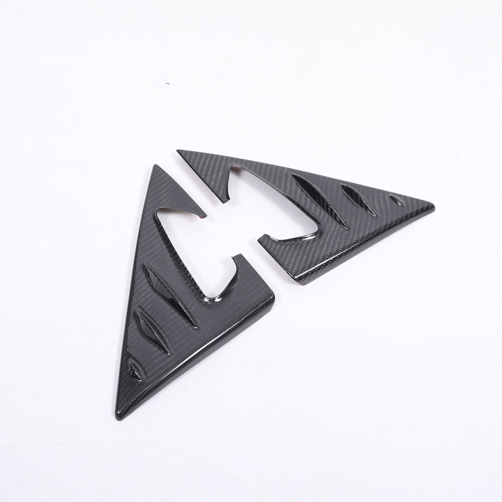 Real Carbon Fiber Window Triangle A-Pillar Cover For Lotus Emira V6 i4 2023-2025