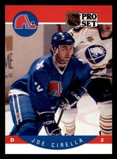  243 Joe Cirella 2 Nordiques Hockey Pro Set 1990 Sports Trading Card 