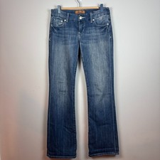 Seven7 Bootcut Womens Size 28 Medium Wash Low Rise Bootcut Jeans Y2K Retro