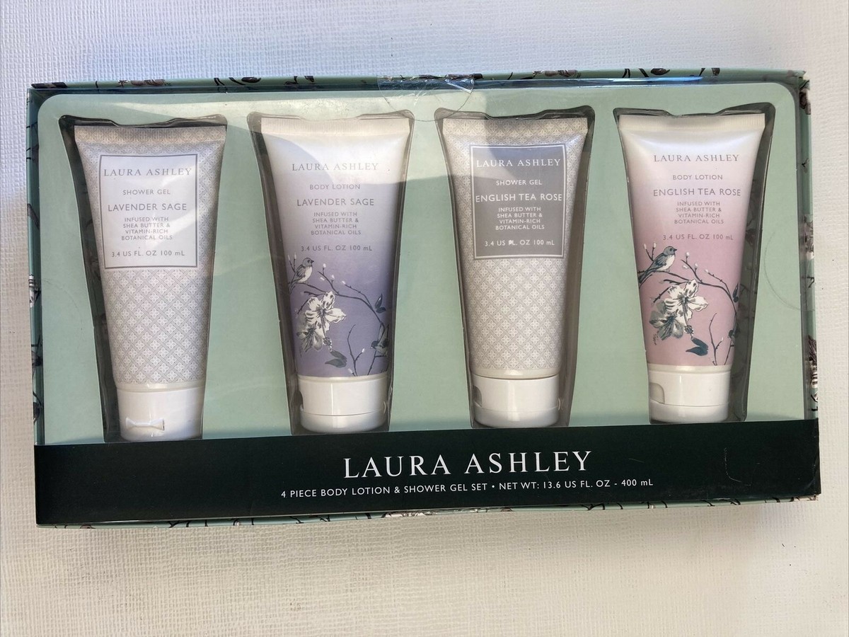 Laura Ashley Body Lotion and Shower Gel Gift Set Lavender
