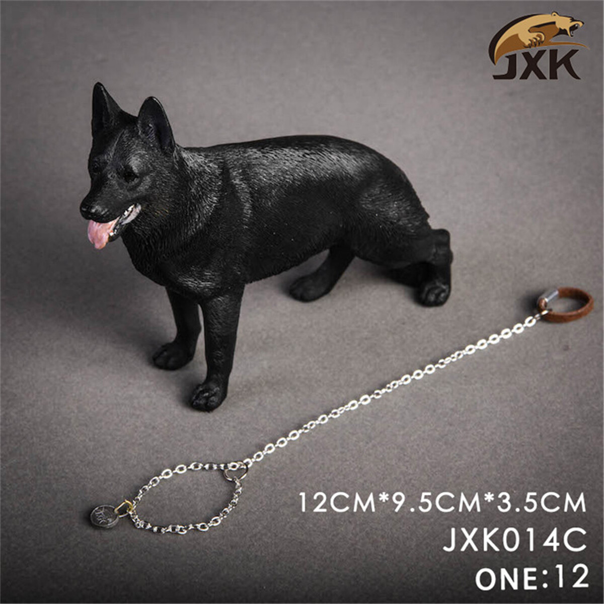 1:12 Scale German Shepherd Dog Model Pet Animal Figure 1:12 Scale German Shepherd Dog Model Pet Animal Figure