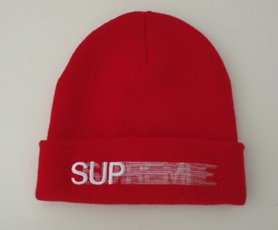 SS20 Supreme Motion Logo Rote Mütze