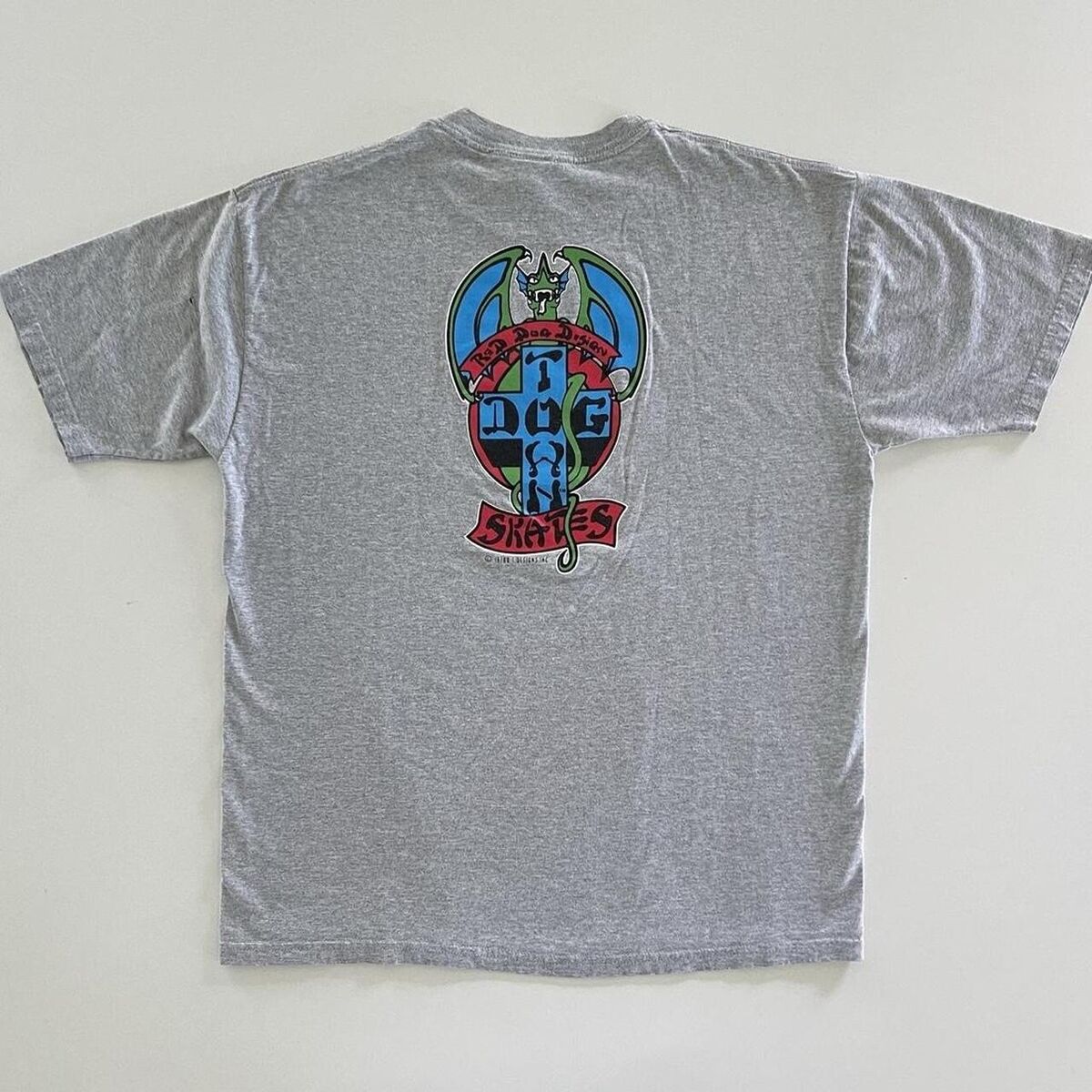 Vintage 90s Dogtown Skateboards T Shirt Grey Skate Large Vintage 90s Dogtown Skateboards T Shirt Grey Skate Large