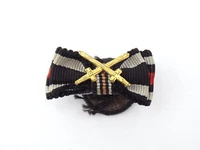 Original WWI Imperial German Iron Cross & Hindenburg Cross Lapel Badge