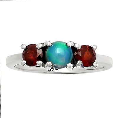 Natural Multi Stones 925 Sterling Silver Ring Size 5-9 Jewelry DGR1122 R-1047