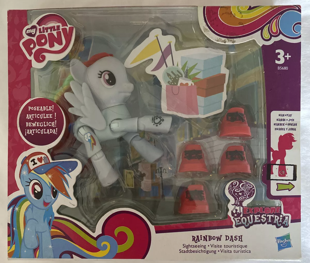 My Little Pony Explore Equestria Poseable Pony Sets Hasbro Age 3+