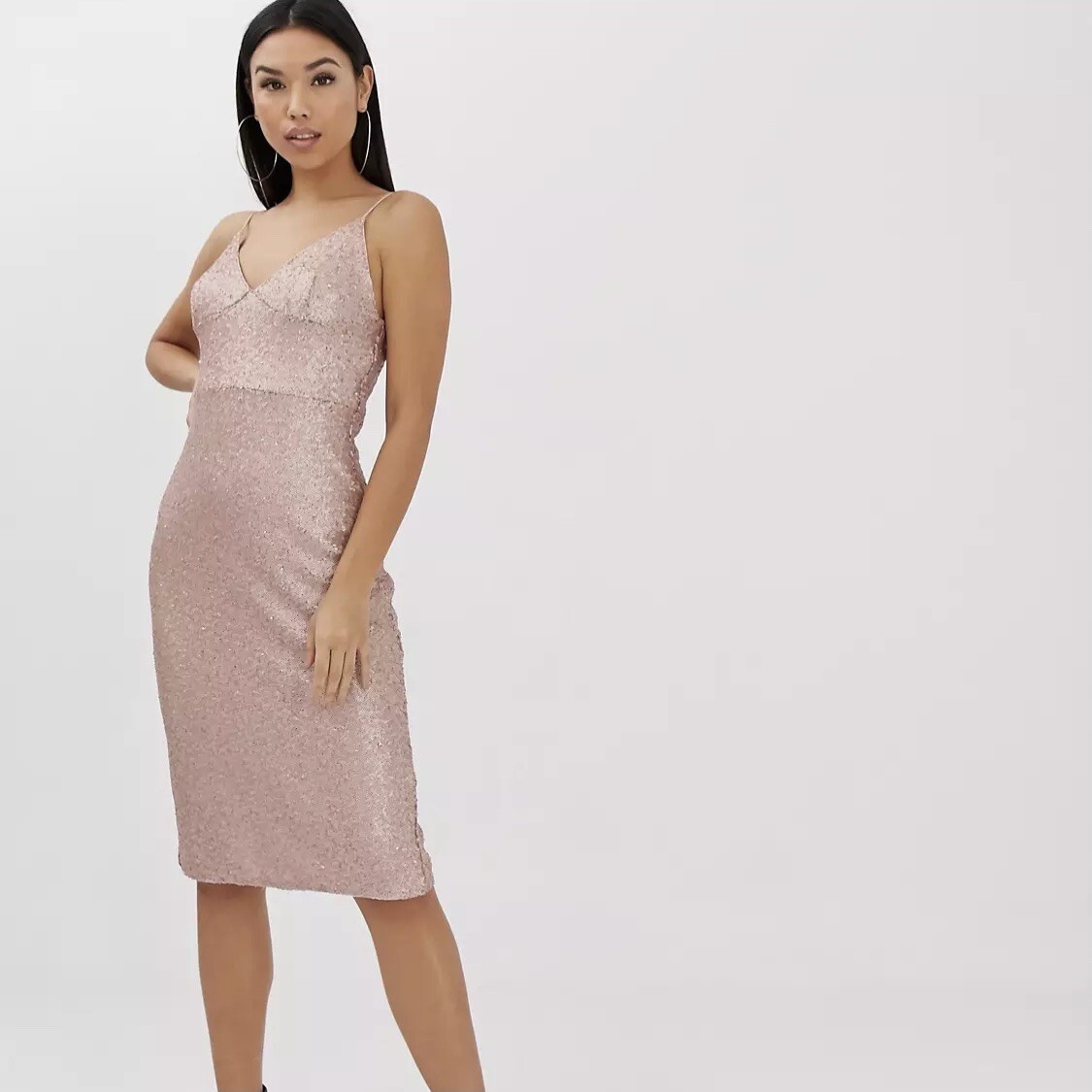 pink midi bodycon dress She's Gorgeous Blush Pink Bodycon Midi Dress