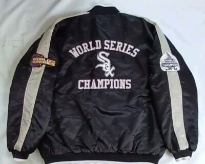 シカゴ・ホワイトソックス スタジャン 2005年WSチャンピオン VINTAGE G III 2005 CHICAGO WHITE SOX WORLD SERIES CHAMPION SATIN