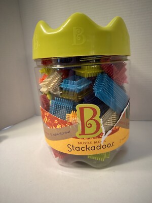 B. TOYS - BRISTLE BLOCKS STACKADOOS BUILDING BLOCKS - 66 Out Of 68 PIECES