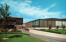 Rear View Corning Glass Center New York Vintage Postcard Unposted