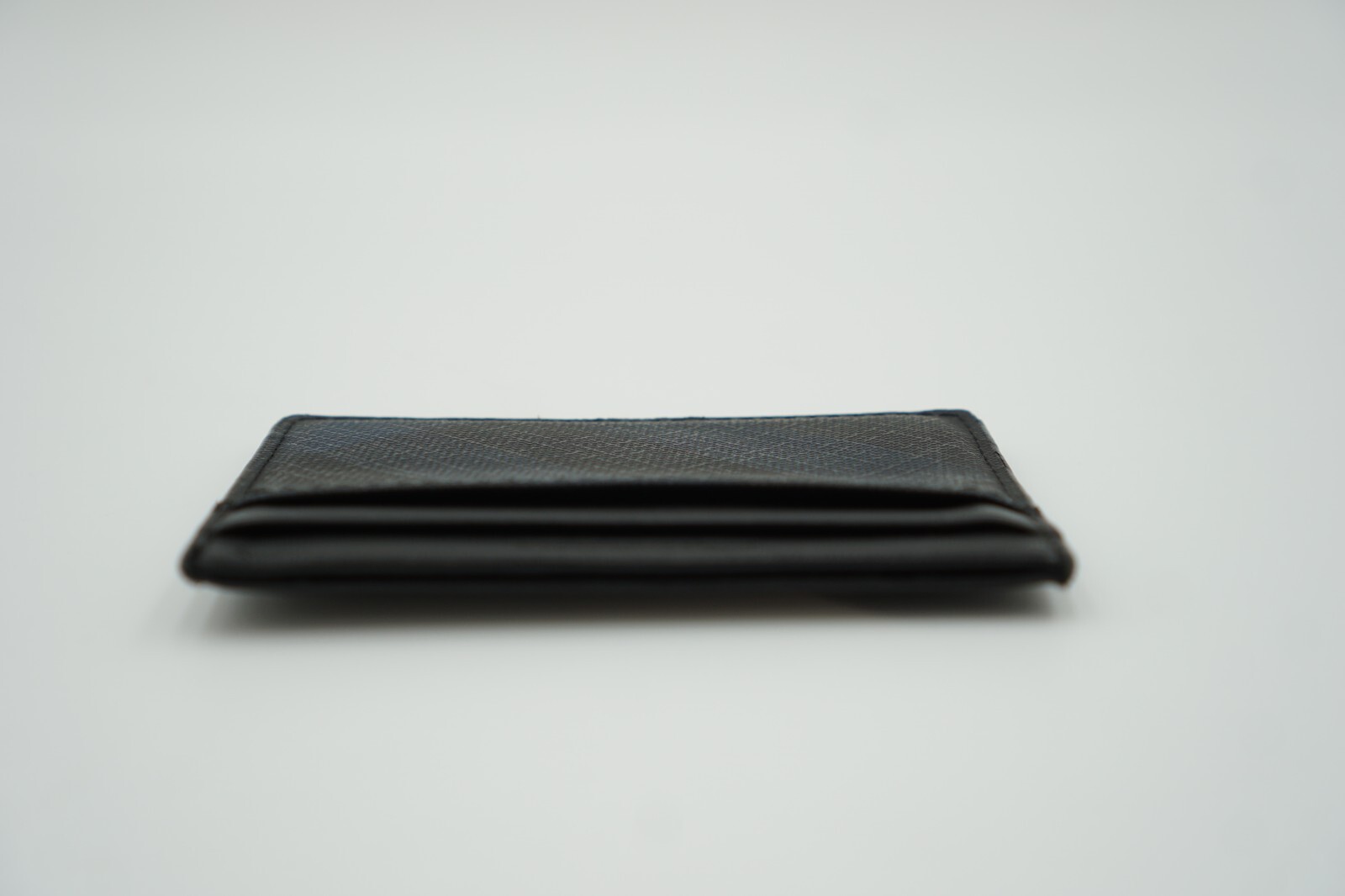 Burberry Check Card Case Navy in Leather image 5