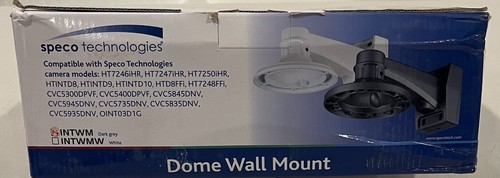 Speco Technologies Dome Wall Mount, INTWM Dark Grey - Picture 3 of 7