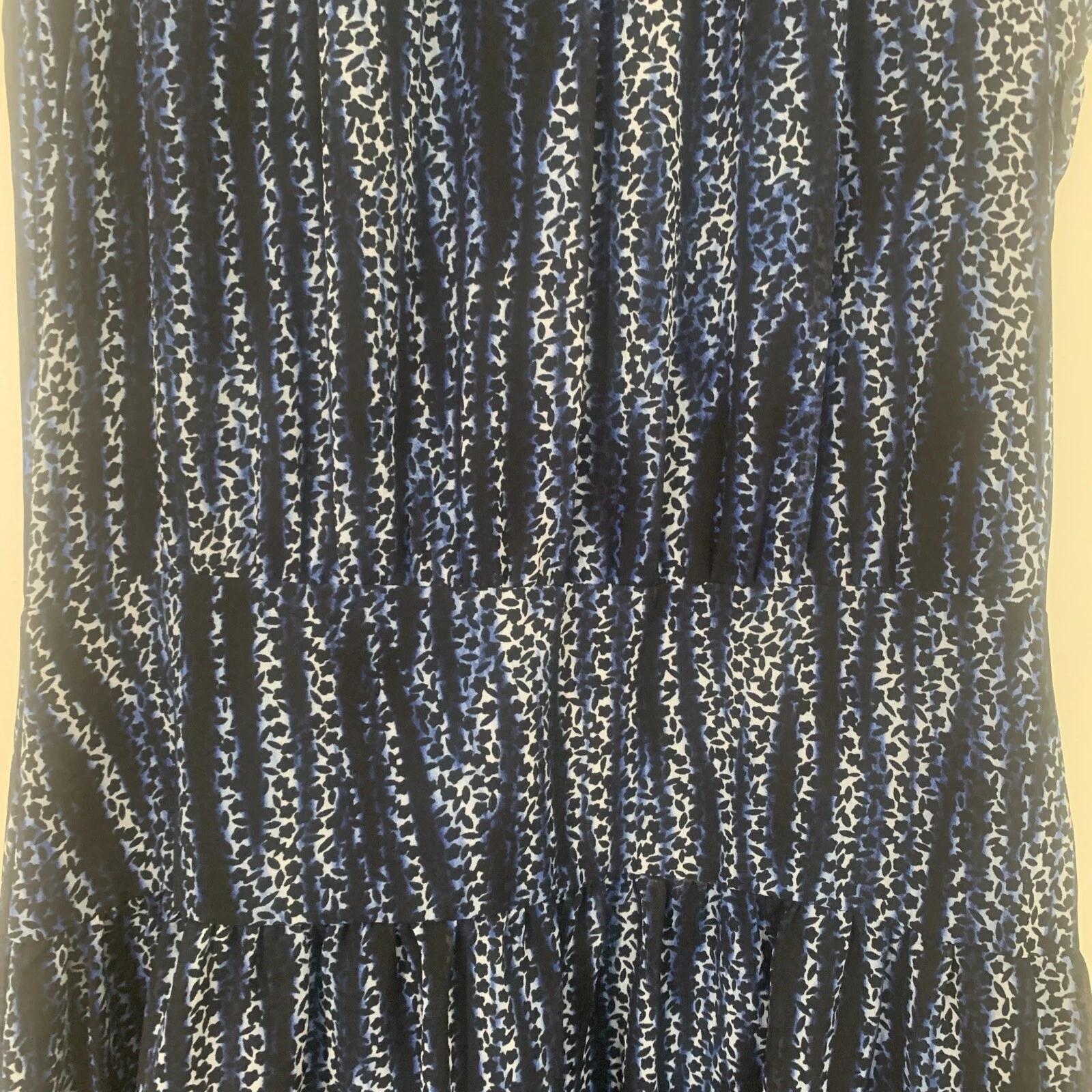 Mini abito da donna Michael by Michael Kors 4 blu senza maniche chiffon soffocato