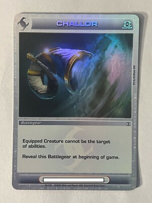 Chaotic 66/100 Challor Super Rare Holo Foil Battlegear Card